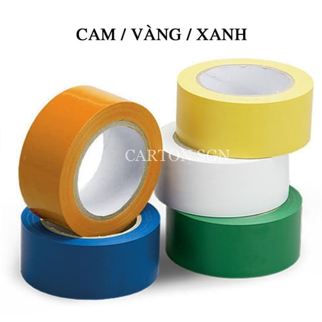 Băng Keo Cam / Vàng / Xanh